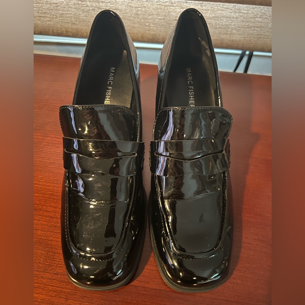 Marc Fischer patent loafers